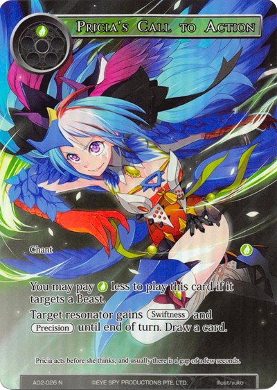 Pricia's Call to Action (Full Art)