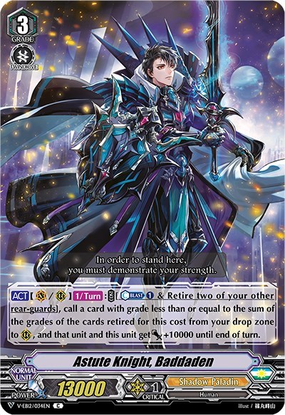 Astute Knight, Baddaden