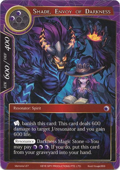 Shade, Envoy of Darkness