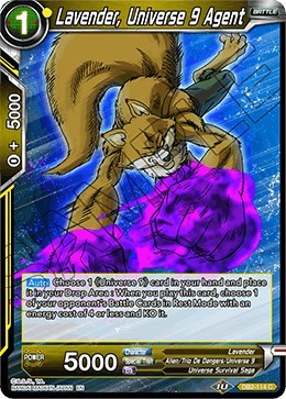 Lavender, Universe 9 Agent