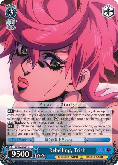 Rebelling, Trish