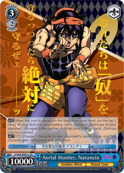 Aerial Hunter, Narancia (JJR) (Gold Stamp)