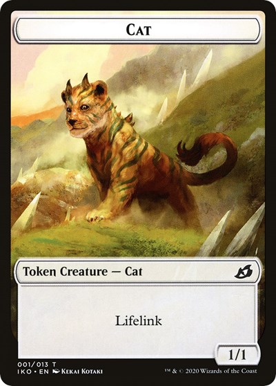 Cat // Human Soldier (005) Double-Sided Token