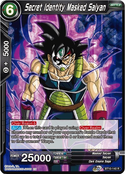 Secret Identity Masked Saiyan