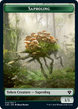 Saproling // Treasure Double-Sided Token
