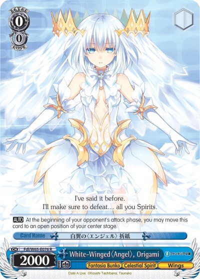 White-Winged Angel, Origami