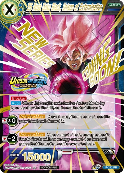 SS Rose Goku Black, Unison of Extermination (Hot Stamped)