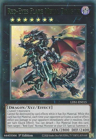 Red-Eyes Flare Metal Dragon (Green)