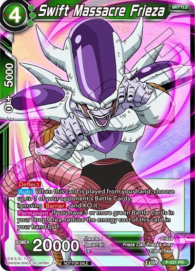 Swift Massacre Frieza (Alternate Art)