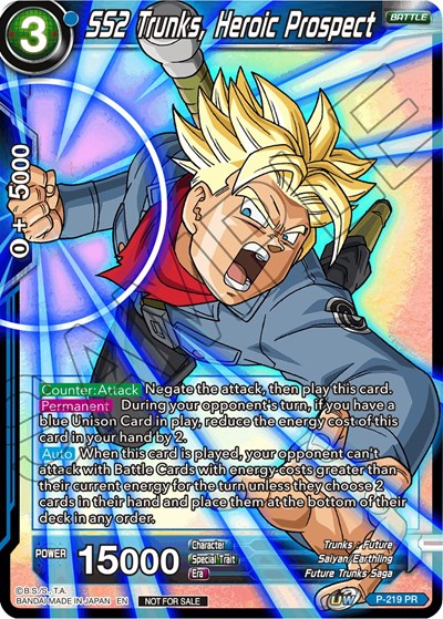 SS2 Trunks, Heroic Prospect (Alternate Art)
