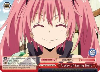 A Way of Saying Hello (RRR)
