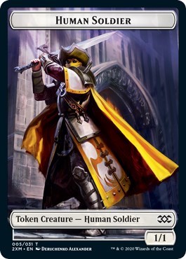 Human Soldier // Tuktuk the Returned Double-Sided Token