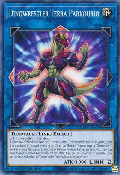 Dinowrestler Terra Parkourio