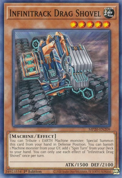 Infinitrack Drag Shovel