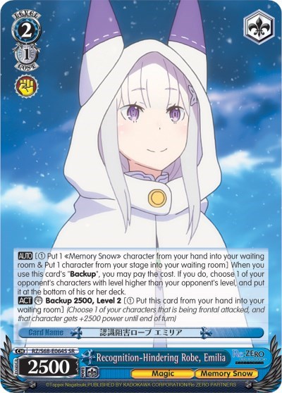 Recognition-Hindering Robe, Emilia (SR)