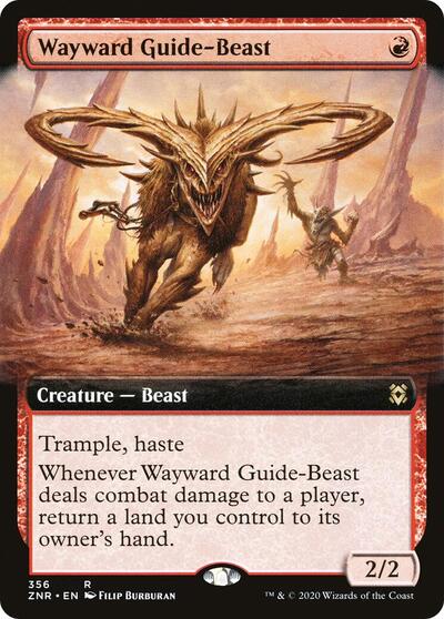 Wayward Guide-Beast (Extended Art)