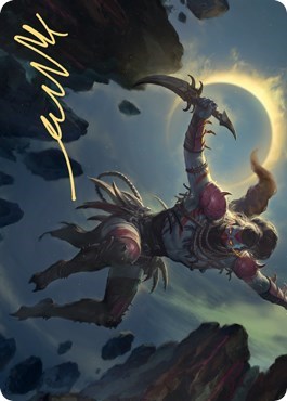 Nighthawk Scavenger Art Card (Gold-Stamped Signature)