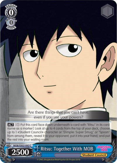 Ritsu: Together with MOB