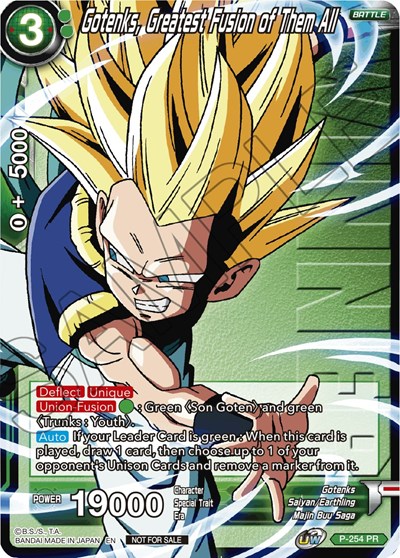 Gotenks, Greatest Fusion of Them All (Winner Stamped)