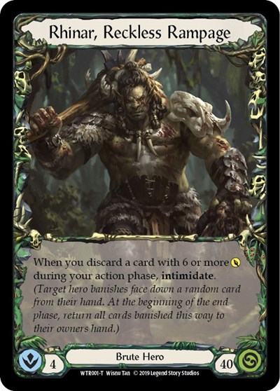 Rhinar, Reckless Rampage // Romping Club