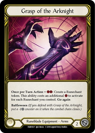 Grasp of the Arknight (Golden) - FAB010