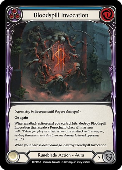 Bloodspill Invocation (Blue)