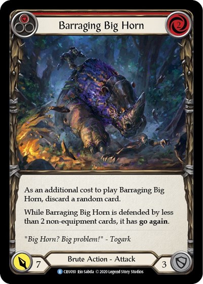 Barraging Big Horn (Red)