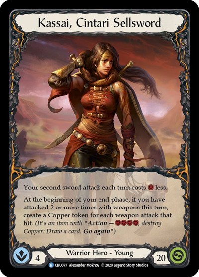 Kassai, Cintari Sellsword