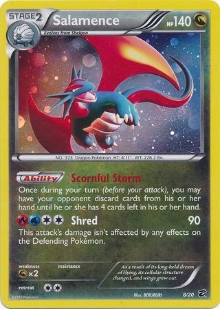 Salamence - 8/20 (Cosmos Holo)