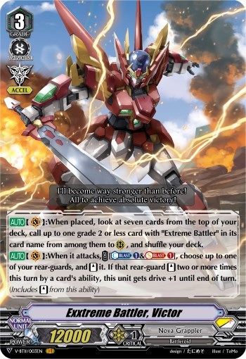 Exxtreme Battler, Victor