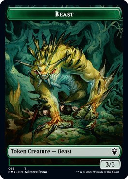 Beast (018) // Beast (019) Double-Sided Token