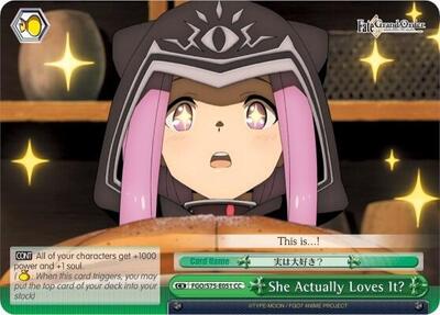 She Actually Loves It?