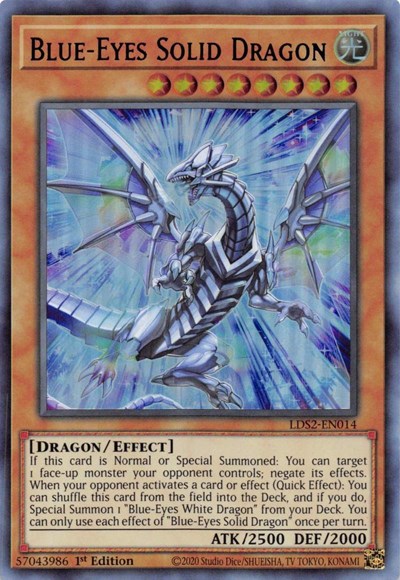 Blue-Eyes Solid Dragon (Purple)