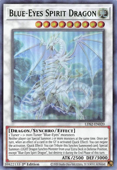Blue-Eyes Spirit Dragon (Green)