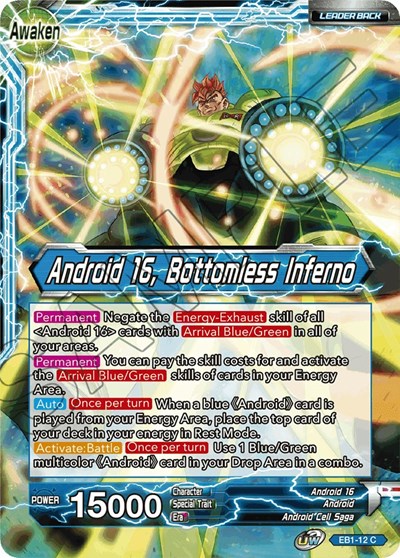 Android 16 // Android 16, Bottomless Inferno