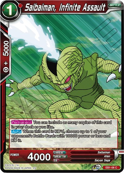 Saibaiman, Infinite Assault