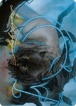 Bind the Monster Art Card (Gold-Stamped Signature)