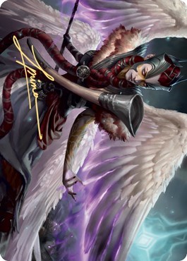 Firja, Judge of Valor Art Card (Gold-Stamped Signature)