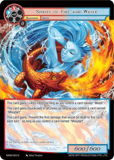 Spirits of Fire and Water