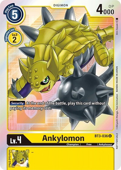 Ankylomon (Box Topper)