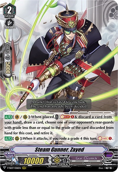Steam Gunner, Zayed