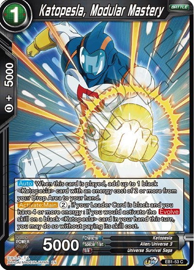 Katopesla, Modular Mastery