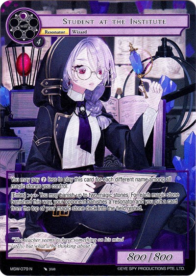 Student at the Institute (Full Art)