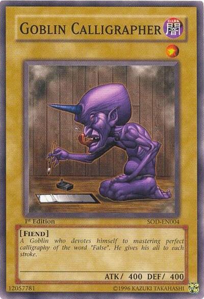 Goblin Calligrapher