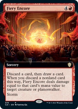 Fiery Encore (Extended Art)