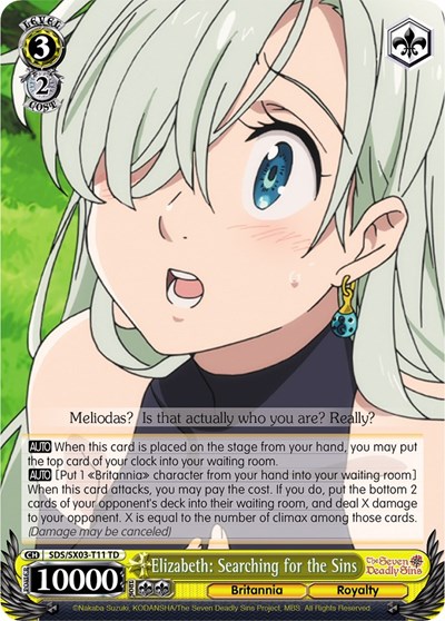 Elizabeth: Searching for the Sins
