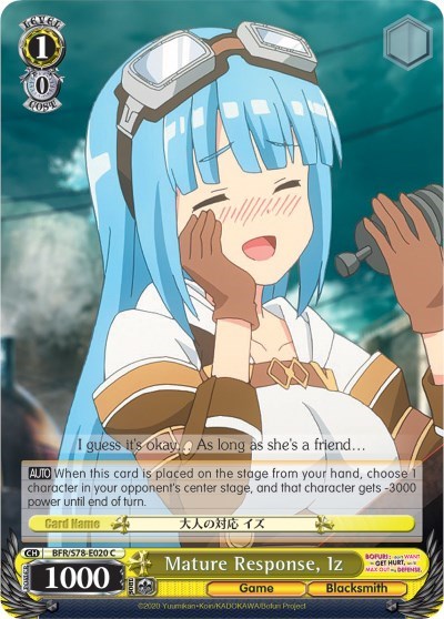 Mature Response, Iz