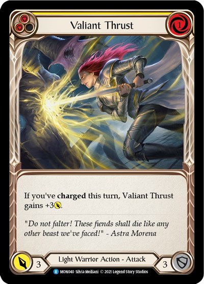 Valiant Thrust (Yellow)