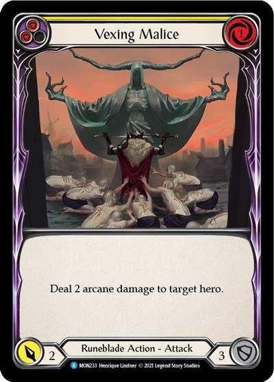 Vexing Malice (Yellow)