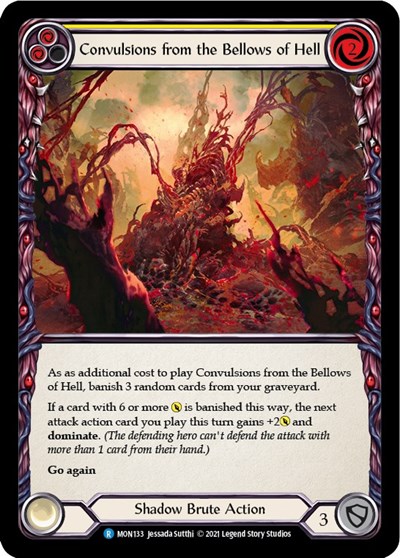 Convulsions from the Bellows of Hell (Yellow)